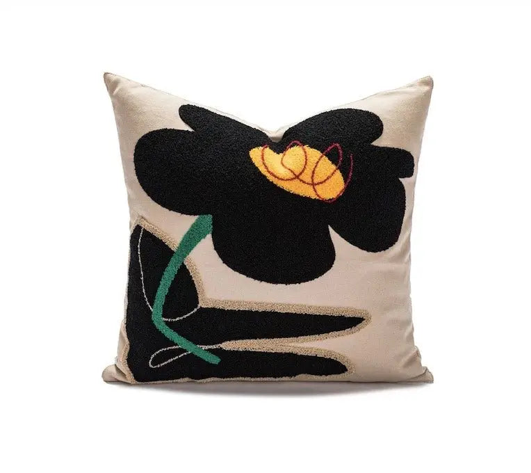 Cute Whimsical Sunflower Decorative Throw Pillow Pillowcase-7