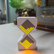 Cyber-style LED electronic sand timer: gravity-sensing, 1-30min countdown, tech decompression toy - Memoriex 