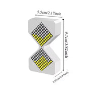 Cyber-style LED electronic sand timer: gravity-sensing, 1-30min countdown, tech decompression toy - Memoriex 