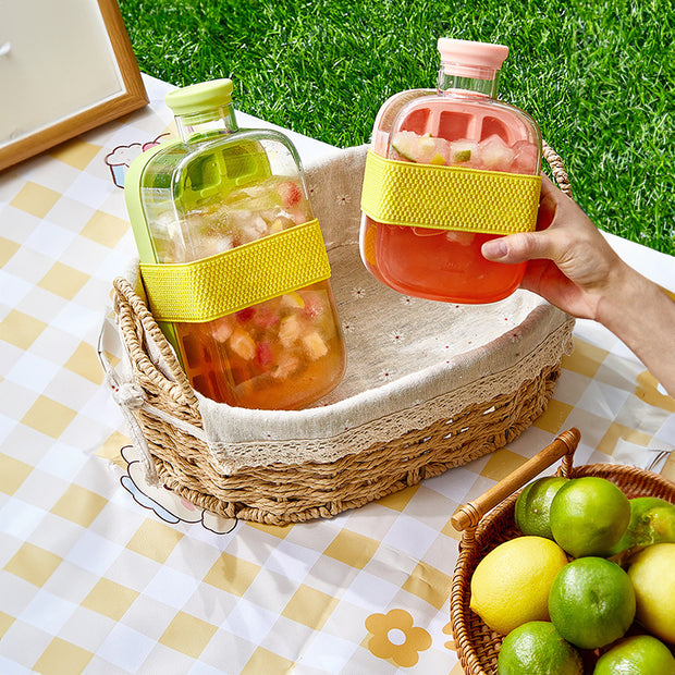 Ice - covered tray; freezer - overflow prevention ice tray - Memoriex