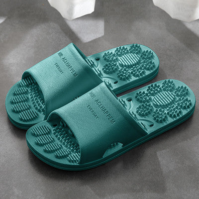 Home Bathroom Non-slip Indoor Slippers Supermarket Hotel Men's And Women's Massage House Soft Foams Slippers - Memoriex 