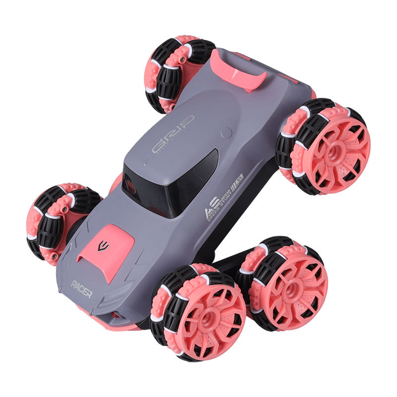 Remote Control Six-Wheel Swing Arm Stunt Car High-Speed Four-Wheel Drive Drift Off-Road Climbing Boys Rotating Deformation Remote Control Car - Memoriex 