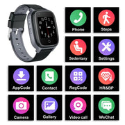 D32 Elderly Positioning Phone Watch 4G Anti-Lost Waterproof Smart Phone Watch With GPS Positioning - Memoriex 