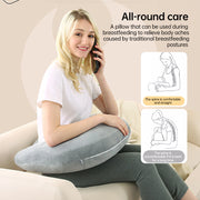 Reading pillow, crocheted arm-support for adults, portable, skin-friendly, TV & breastfeeding. - Memoriex