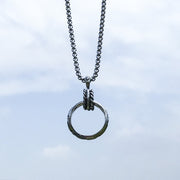 New Hip-Hop Accessories Sweater Chain Military Titanium Steel Necklace Men's Jewelry - Memoriex