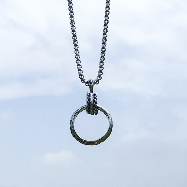 New Hip-Hop Accessories Sweater Chain Military Titanium Steel Necklace Men's Jewelry - Memoriex