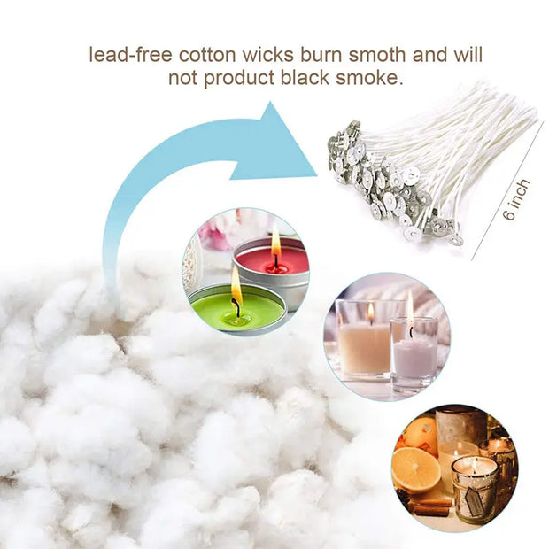 DIY self-made aromatherapy wax chip tool set, stainless steel wax cup, cotton core holder, simple and easy to operate - Memoriex 