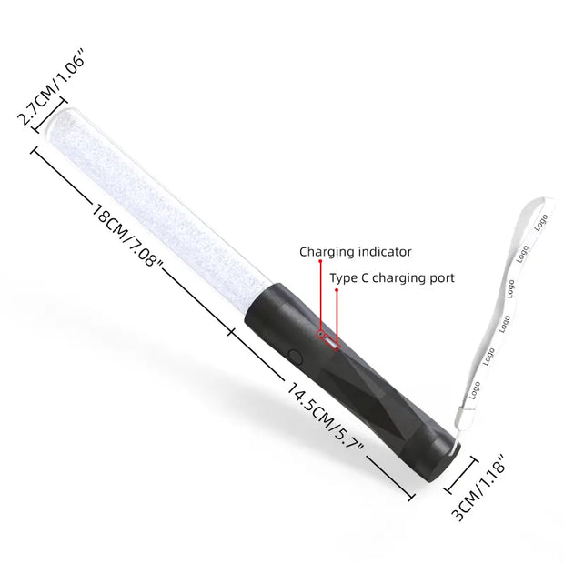 DMX Controllled Rechargeable LED Lightsticks - Memoriex 