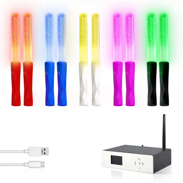 DMX Controllled Rechargeable LED Lightsticks - Memoriex 