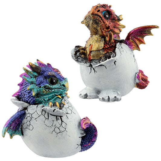 Hatching Egg Elements Dragon Figurine DRG446 - Memoriex 