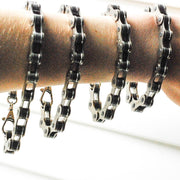 Recycled Bike Chain Bracelet-3
