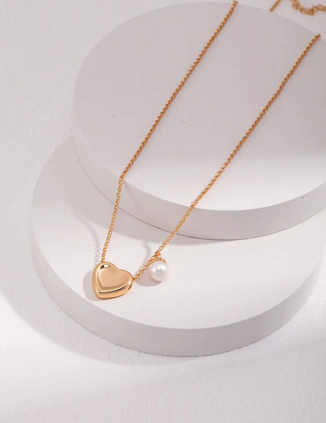 Dainty Heart Necklace-0