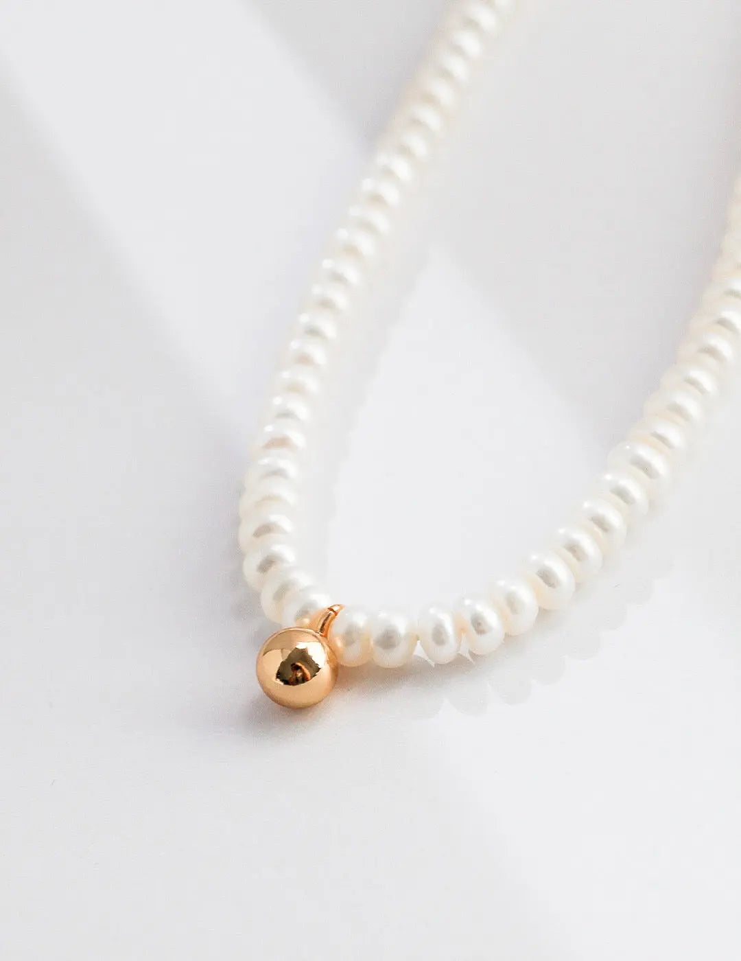 Dainty Pearl Beaded Necklace-1