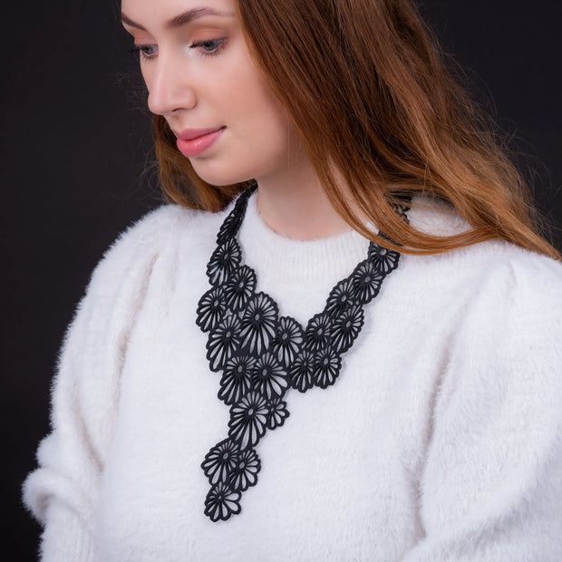Daisy Statement Inner Tube Necklace - Memoriex 