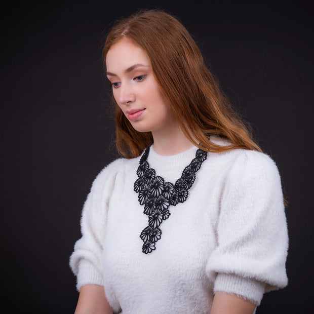 Daisy Statement Inner Tube Necklace - Memoriex 