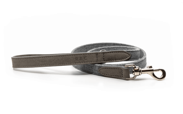 “Dalton” Fabric & Leather Dog Lead – by Ralph & Co-1