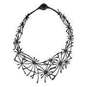 Dandellion Recycled Rubber Statement Necklace-1