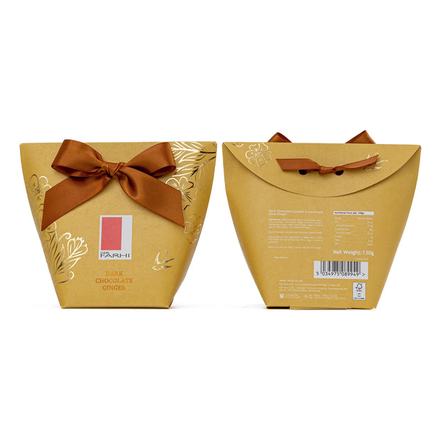 Dark Chocolate Ginger in Bow Box, 130g-1