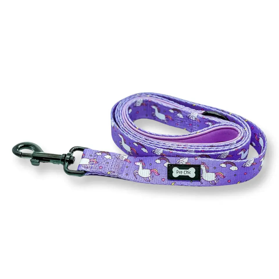 Daydreams and Unicorns Dog Lead by Pup Chic Boutique - Memoriex