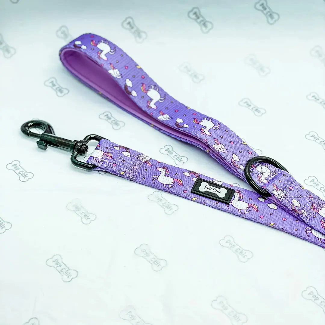 Daydreams and Unicorns Dog Lead by Pup Chic Boutique - Memoriex