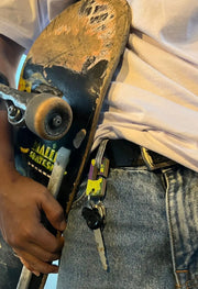 DeckLoop Recycled Skateboard Belt-Hook Keyring-1