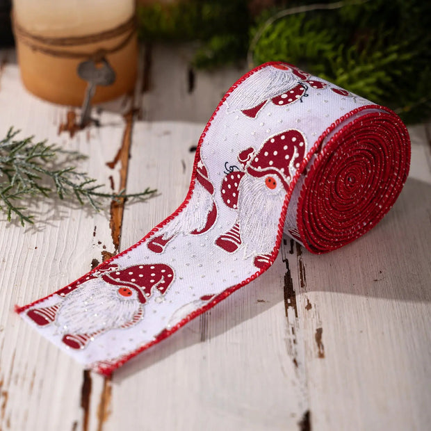 Decorative Colourful Christmas Ribbon | Tree Decoration Gift Wrapping Satin Ribbon - Memoriex