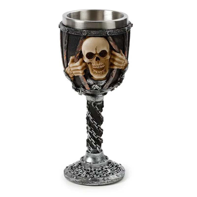 Decorative Goblet - Skull in Chains SK373-0