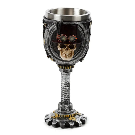 Decorative Goblet - Steampunk Skull SK372-0