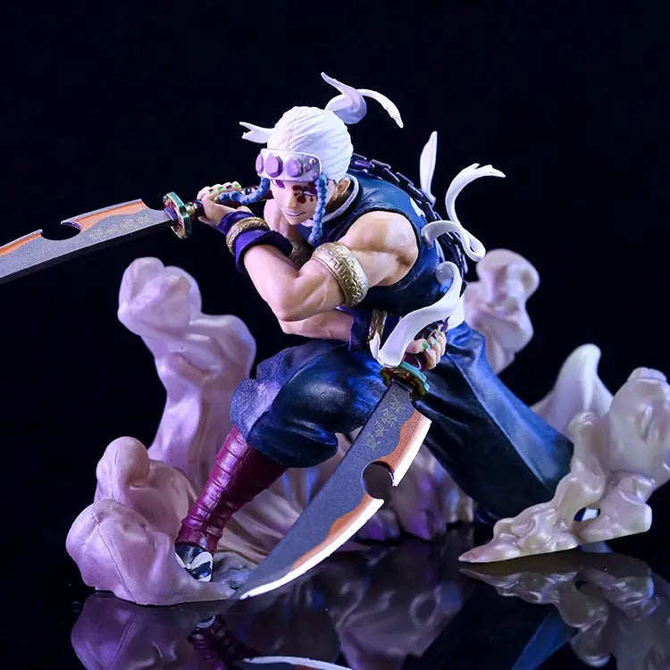 Dee Manshe Ghost Annihilation Blade GK Battle Sound Pillar Yumu Tianyuan Handmade Anime Surrounding Model Decoration - Memoriex 