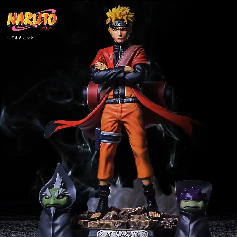 Dee Marvel Naruto Six Paths Saga Naruto GK Large Luminous Handmade Anime Surrounding Model - Memoriex 