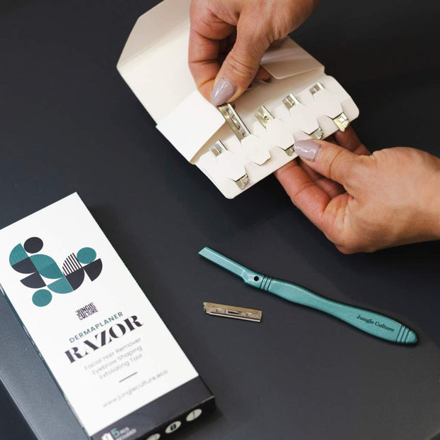 Dermaplaning Razor Blades | Eyebrow Razor Blades - Memoriex 
