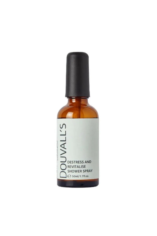 Destress and Revitalise Organic Natural  Shower Spray 50ml | Uplifting Citrus Scent for a Spa-Like Shower Experience - Memoriex