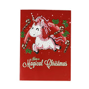 Diamond Painting Cartoon Greeting Cards Diamond Embroidery Christmas Paper Greeting Postcards Festival Craft DIY Kids - Memoriex 