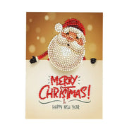 Diamond Painting Cartoon Greeting Cards Diamond Embroidery Christmas Paper Greeting Postcards Festival Craft DIY Kids - Memoriex 