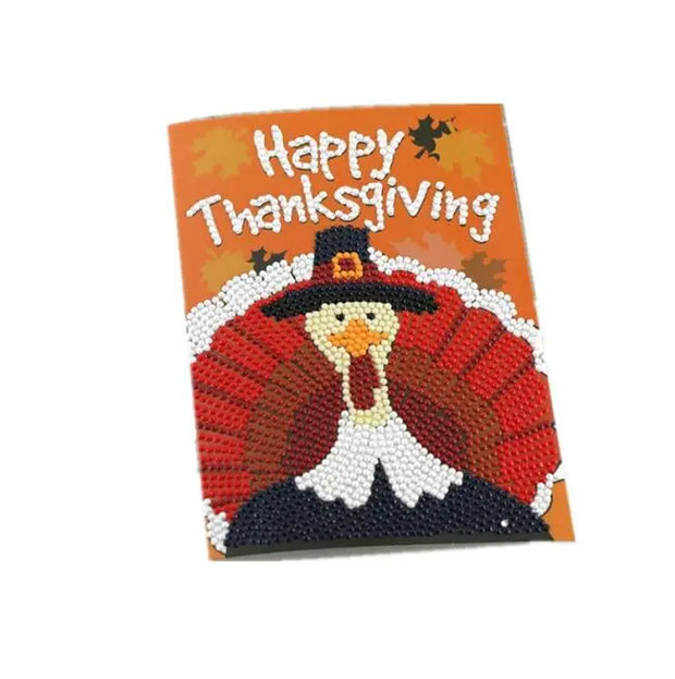 Diamond Painting Cartoon Greeting Cards Diamond Embroidery Christmas Paper Greeting Postcards Festival Craft DIY Kids - Memoriex 