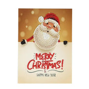 Diamond Painting Cartoon Greeting Cards Diamond Embroidery Christmas Paper Greeting Postcards Festival Craft DIY Kids - Memoriex 