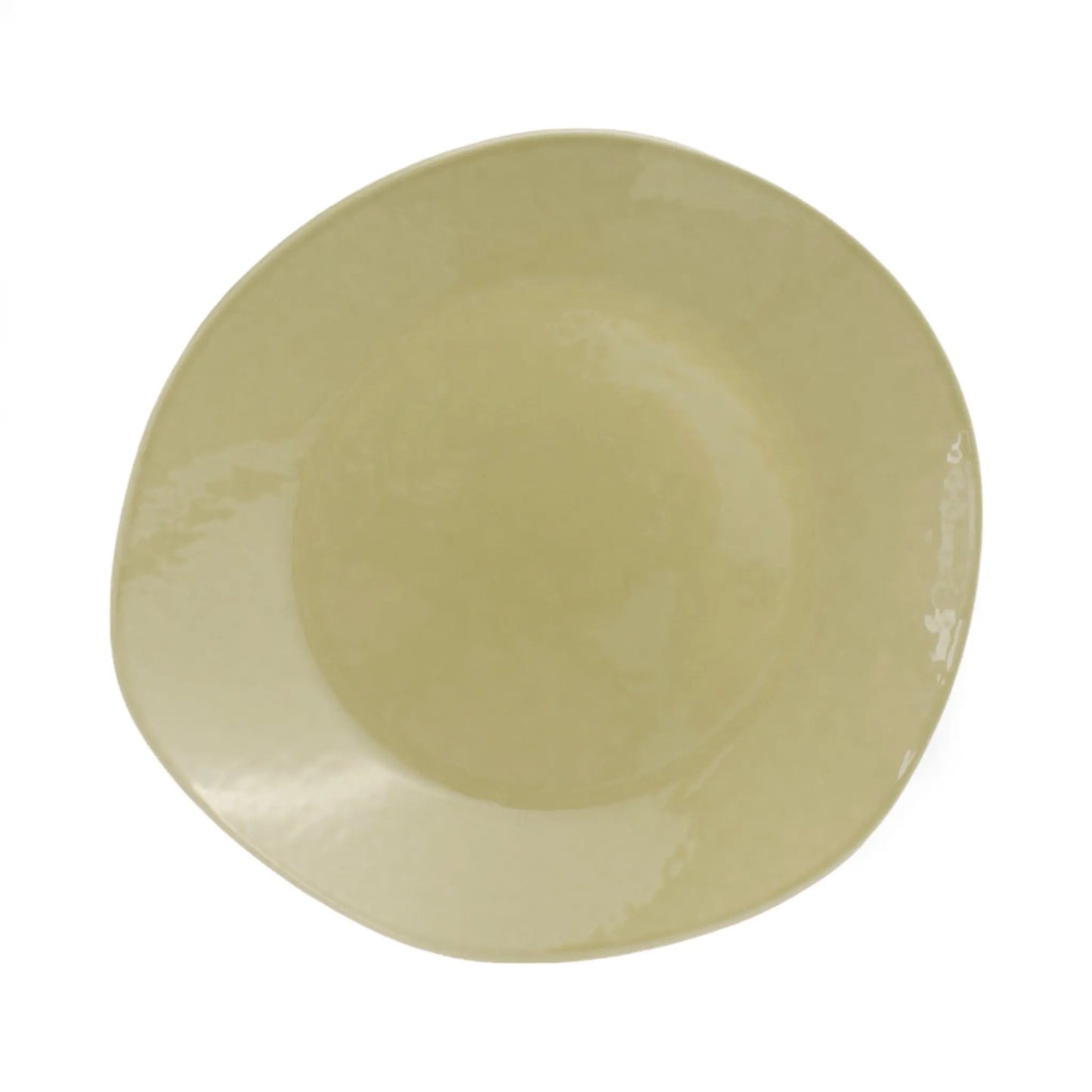 Dinner Plate 27 cm Organic Shape  Matte Yellow-0