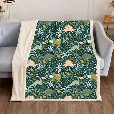 Dino Dog Blanket by The Dog Shack - Memoriex