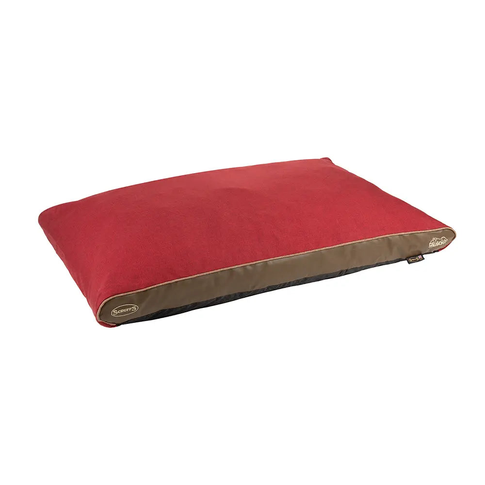 Hilton Memory Foam Orthopaedic Dog Bed / Dog Mattress (Burgundy, Brown, Grey) by Scruffs - Memoriex