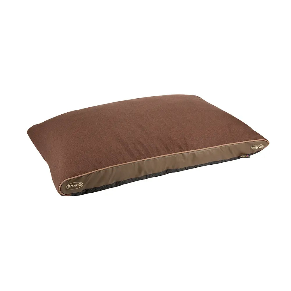 Hilton Memory Foam Orthopaedic Dog Bed / Dog Mattress (Burgundy, Brown, Grey) by Scruffs - Memoriex