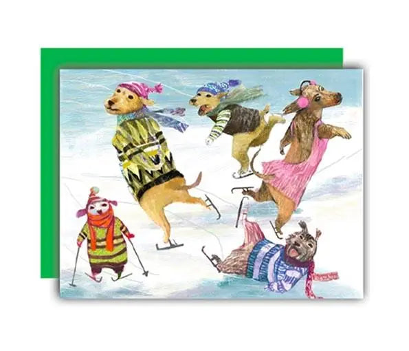 Dogs Skate Boxed Notes - Set of 8 Cards-1