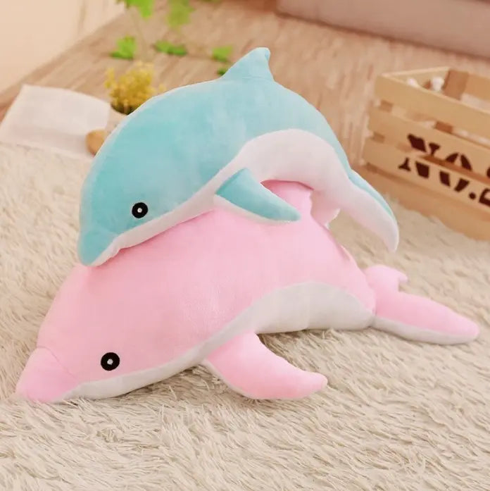 Dolphin Plush Hugging Pillow-0