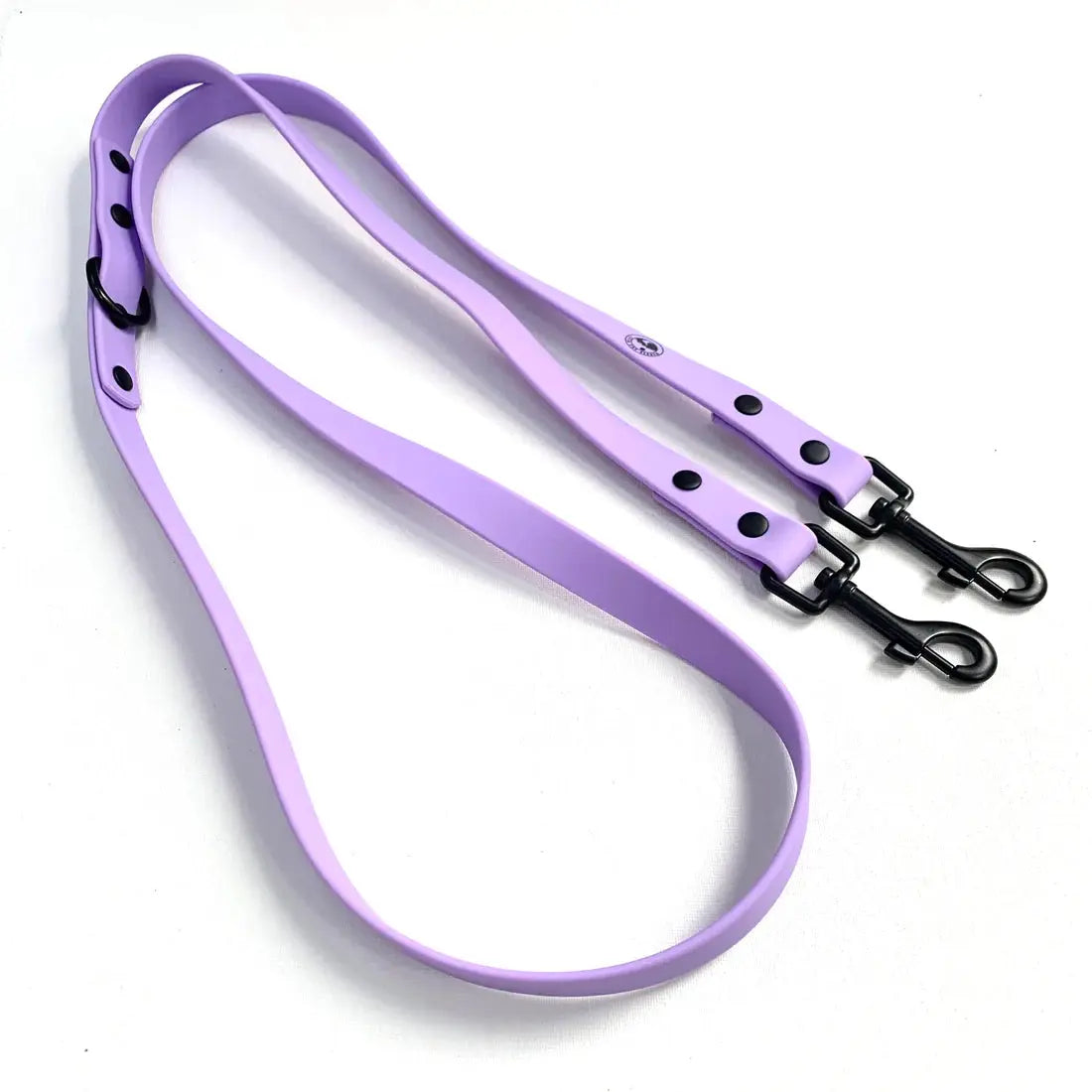 Double-Ended Waterproof Dog Lead (Lilac) by Wander and Woof - Memoriex