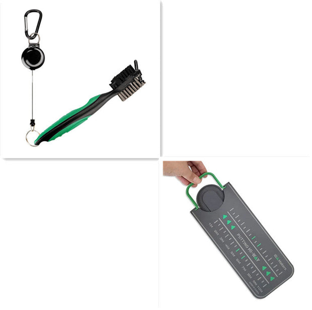 Double-sided brush for golf swing - Memoriex 