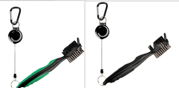 Double-sided brush for golf swing - Memoriex 