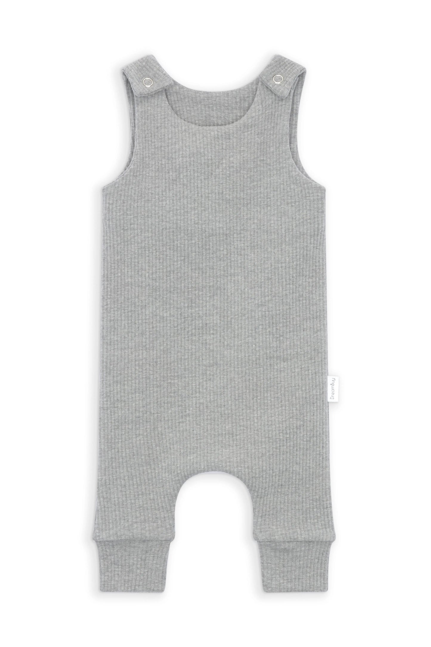 Dove Grey Dungarees-4