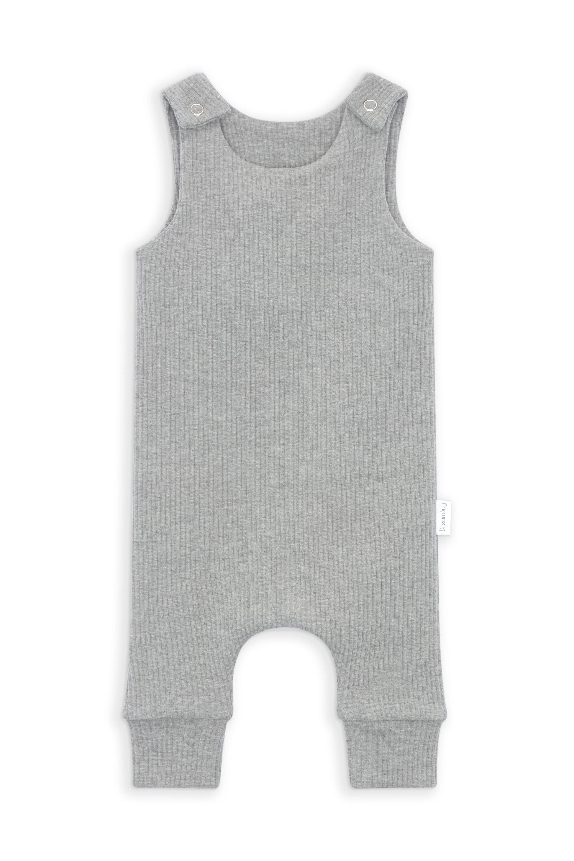 Dove Grey Dungarees-4