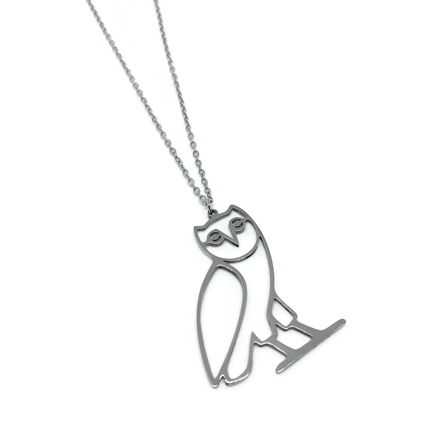 Drake OVO Owl Necklace-2