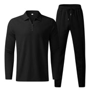 Men's casual sports suit with sleeves and long pants - Memoriex