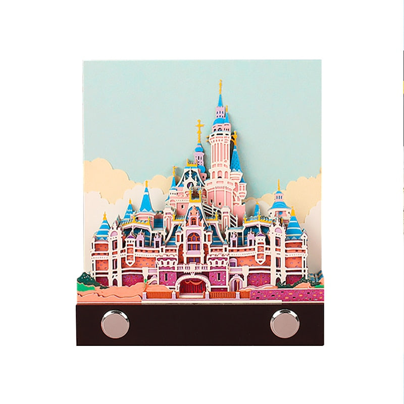 Magic Castle 3D Notepad Calendar Memo Pad Block Notes Hary Design Note Paper Stationery Accessories - Memoriex 